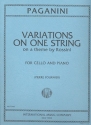 Variations on 1 String on a Theme from Rossini's 'Moses in Egypt' for violoncello and piano