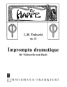 Impromptu dramatique op.33 fr Harfe und Violoncello