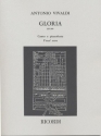 Gloria fr Soli (SSA), Chor und Orchester Klavierauszug (la/en)