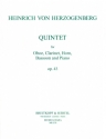 Quintett Es-Dur fr Oboe, Klarinette, Horn, Fagott und Klavier