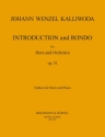 Introduction and Rondo op.51 for horn and orchestra for horn and piano