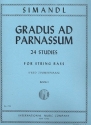 Gradus ad Parnassum 24 studies vol.1 for double bass