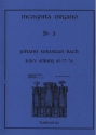 Choralvariationen BWVAnh 60,77,78 fr Orgel