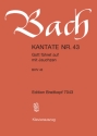 Gott fhret auf mit Jauchzen Kantate Nr.43 BWV43 Klavierauszug (dt)