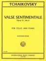 Valse Sentimentale op.51,6 for violoncello and piano