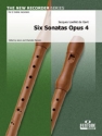 6 Sonatas op.4 vol.1 (nos.1-3) for 2 treble recorders without bass score