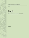 Konzert d-Moll BWV1052 für Cembalo, Streicher und Bc Violine 1