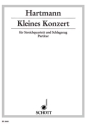 Kleines Konzert fr Streichquartett und Schlagzeug (1-2 Spieler) Partitur