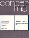 Sinfonia I und XI op. 5 fr Streichorchester Partitur