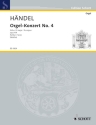 Konzert F-Dur op.4,4 fr Orgel und Orchester Partitur (= Cembalo)