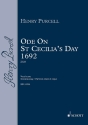 Ode for St. Cecilia's Day for soli (SAATBB), mixed chorus and orchestra score (= vocal score) (en)