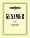 Trio fr Flte, Fagott (Vc) und Cembalo (Klavier) Partitur und 2 Stimmen