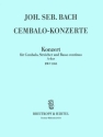 Konzert A-Dur BWV1055 für Klavier und Orchester Partitur