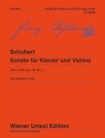 Sonate D-Dur op.137,1 D384 fr Violine und Klavier