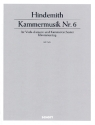 Kammermusik Nr. 6 op. 46/1 fr Viola d'amore und Kammerorchester Klavierauszug mit Solostimme