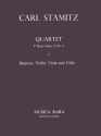 Quartett F-Dur op.19,6 fr Fagott, Violine, Viola und Violoncello Partitur und Stimmen