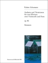 Andante und Variationen op.46 fr 2 Violoncelli, Horn und 2 Klaviere zu 4 Hnden Stimmen