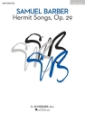 Hermit Songs op.29 for low voice and piano (en)