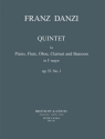 Quintett F-Dur Nr.1 op..53 für Flöte, Oboe, Klarinette, Fagott und Klavier