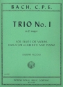 Trio d major no.1 for flute (violin), viola and piano