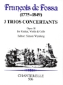 3 Trios concertants op.18 for guitar, violin and cello parts