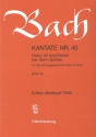 Dazu ist erschienen der Sohn Gottes Kantate Nr.40 BWV40 Klavierauszug (dt/en)