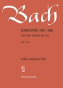 Der Herr denket an uns Kantate Nr.196 BWV196 Klavierauszug (dt)
