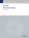 Three Auden Songs fr Tenor und Klavier