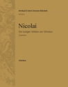 Die lustigen Weiber von Windsor - Ouvertre fr Orchester Violoncello / Kontrabass