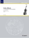 Viola Album 11 Transkriptionen in der 1. Position fr Viola und Klavier