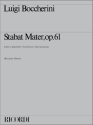 Stabat mater op.61 fr Soli (SST), Chor und Streicher Klavierauszug