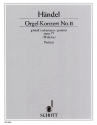 Orgel-Konzert Nr. 11 g-Moll op. 7/5 HWV 310 fr Orgel, 2 Oboen, Fagott und Streicher Partitur