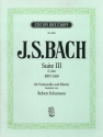 Suite C-Dur Nr.3 BWV1009 fr Violoncello und Klavier