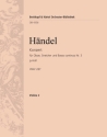 Konzert g-Moll Nr.3 HWV287 fr Oboe und Streichorchester Violine 2