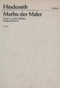 Mathis der Maler Oper in 7 Bildern Studienpartitur