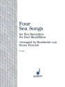 4 Sea Songs for 5 recorders (SSATB) score