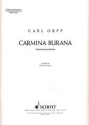 Carmina Burana fr Solostimmen (STBar), gemischter Chor, Kinderchor und Orchester (od Einzelstimme - Tenor / Bass