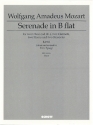 Serenade b flat major KV196F for 2 oboes, 2 clarinets, 2 horns and 2 bassoons parts