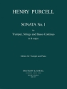 Sonate B-Dur fr Trompete und Streichorchester Klavierauszug fr Trompete und Klavier