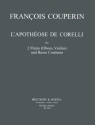 L'Apothose de Corelli for 2 flutes (oboes, violins) and bc Stimmen