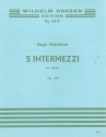 5 Intermezzi op.149 for guitar