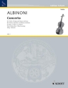 Konzert A-Dur fr Violine, Streicher und Bc fr Violine und Klavier