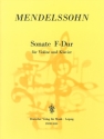 Sonata F-Dur fr Violine und Klavier