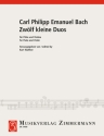 12 kleine Duos fr Flte und Violine