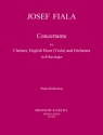 Concertante in B fr Klarinette, Englischhorn (Viola) und Orchester Klavierauszug