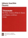 Triosonate D-Dur fr Flte, Violine und Bc