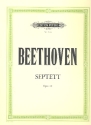 Septett op.20 für Violine, Viola, Horn, Klarinette, Fagott, Violoncello und Kontraba Stimmen
