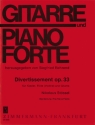 Divertissement op.33 fr Klavier, Flte (Violine) und Gitarre Stimmen
