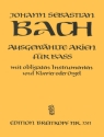 Ausgewhlte Arien fr Ba mit obligaten Instrumenten und Klavier (Orgel)