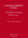 Quartet in d minor op.2,3 for clarinet, violin, viola and cello